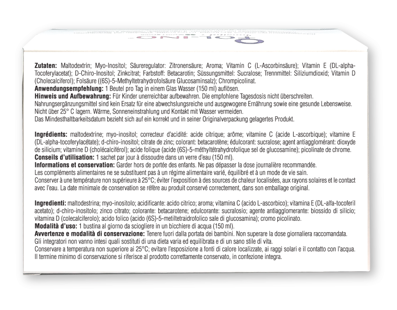 Fol-Ino® - Nahrungsergänzung mit Myo-Inositol, D-Chiro-Inositol ...